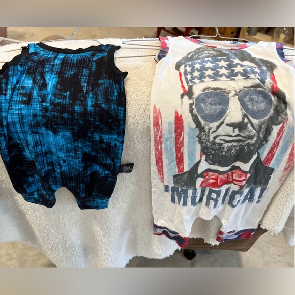 Boutique Rompers size 6/9, 6/12 and 12/18 mos. All excellent condition - Picture 2 of 3